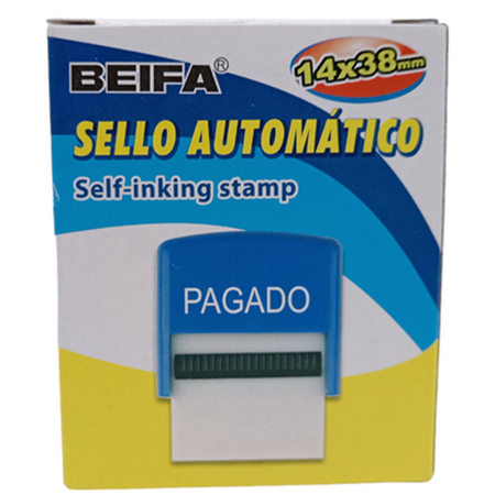BEIFA Sello Automático Pre-Tintado Pagado
