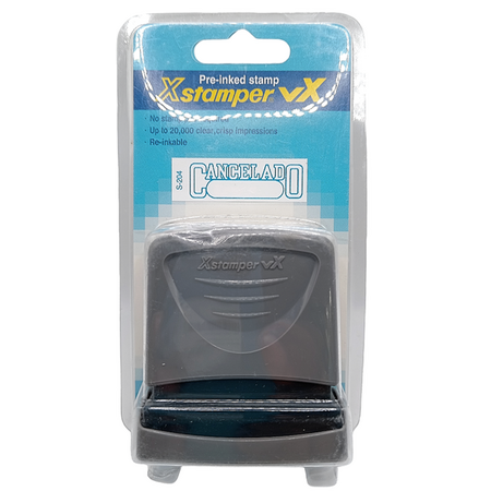 Xstamper vX Sello Automático Pre-Tintado Cancelado
