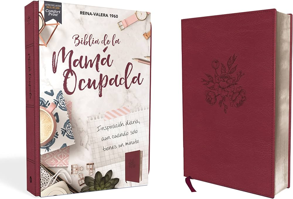 RVR60, Santa Biblia, Mamá Ocupada,  Palabras de Jesús en Rojo