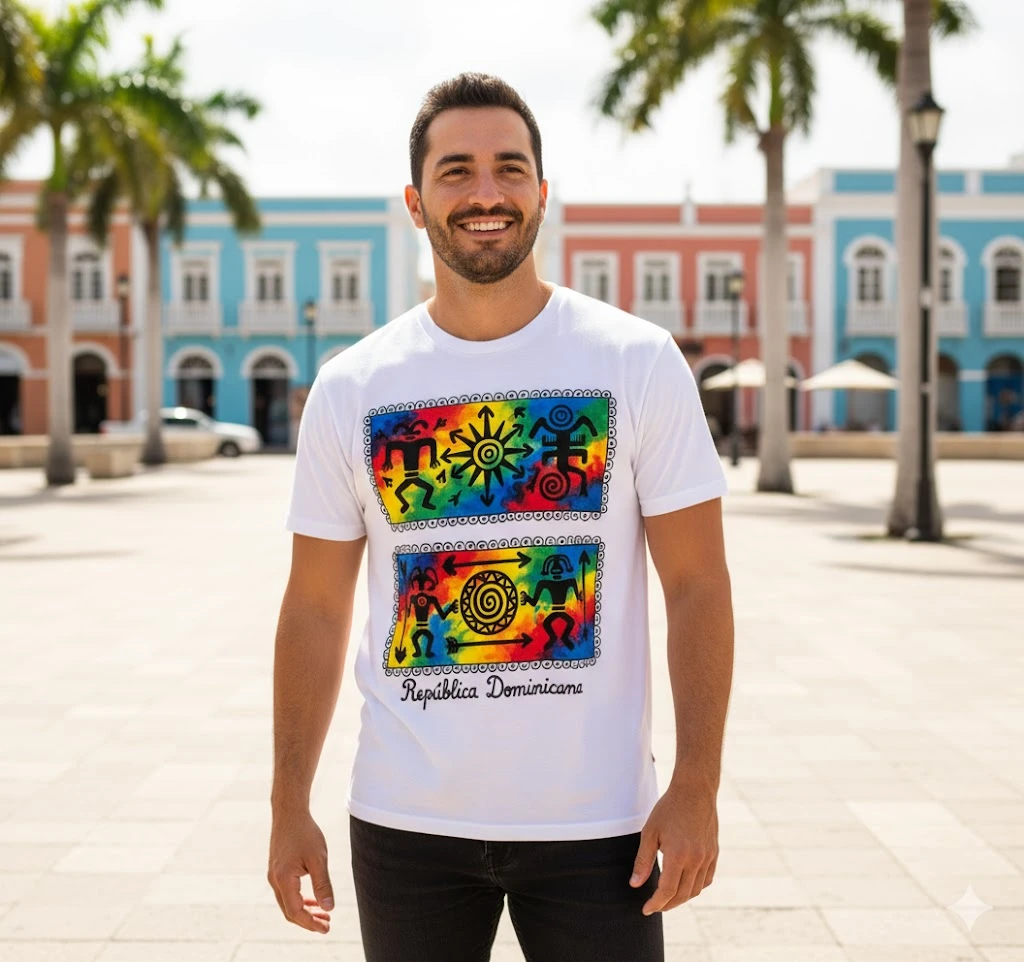 Arte Taíno en tu Estilo - Camiseta Exclusiva Pintada a Mano