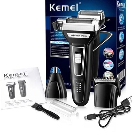 Kemei Máquina de Afeitar y Recortar 3 en 1