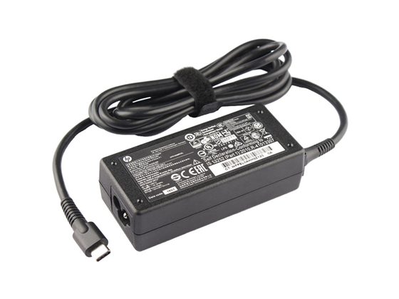 HP - CARGADOR FUENTE TIPO C PARA LAPTOP HP