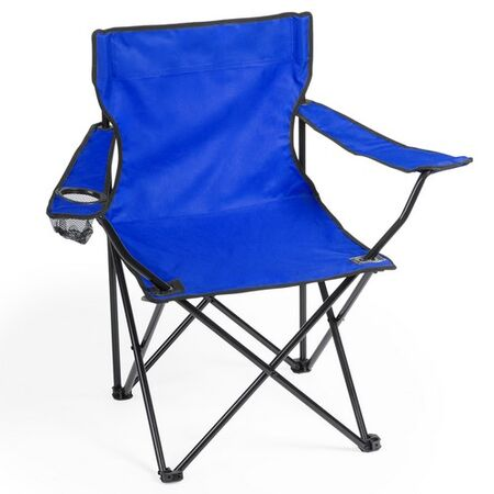 Silla Plegable Portátil con Portavasos