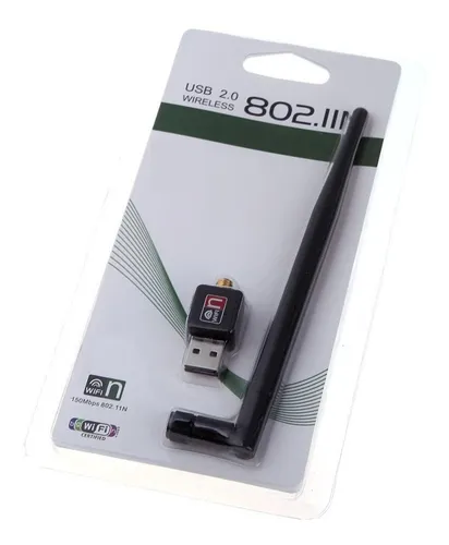 Adaptador Usb 2.0 Antena Wifi Pc Antena 600mbps 2,4 Ghz